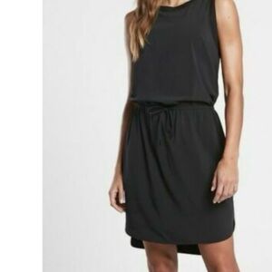 Athleta Black Sleeveless Mini Dress